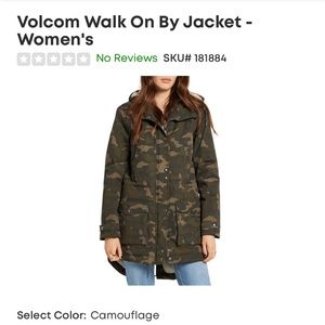 Volcom walk on by jacket 5k in like new condition! Size Large